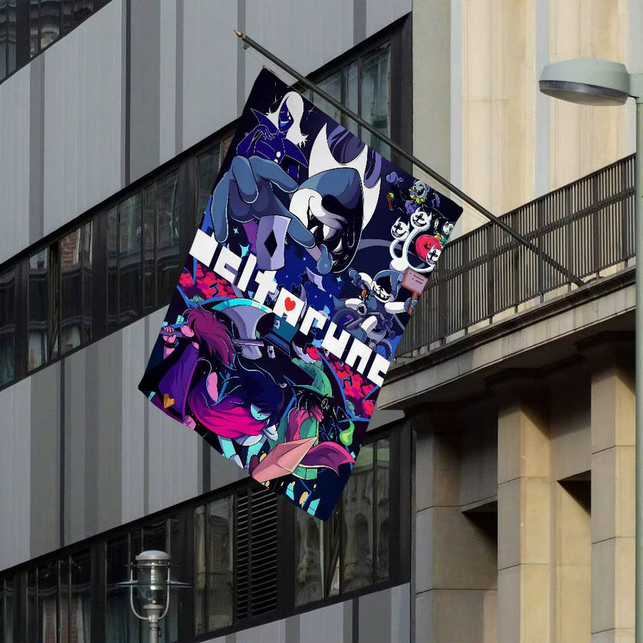 Deltarune Game Banner Kunstdruck als japanische Wandflagge von Potdemiel in Multicolour - Bild 6