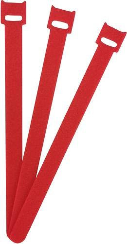 FASTECH Klettkabelbinder ETK-3-200-1339 zum Bündeln mit Haft- und Flauschteil, Rot, Länge: 200 mm, Breite: 13 mm - Bild 1