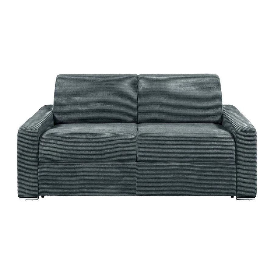 Vente-unique Schlafsofa Calito Click-Clack in Anthrazitgrau, Breite: 194 cm - Bild 2