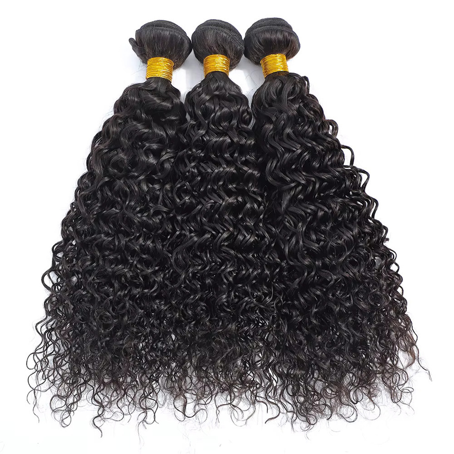 Lockiges brasilianisches Remy-Haar, 3 Bündel, Unisex - Bild 2