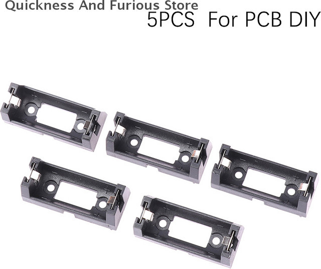 5 Stück CR123A Batteriehalterung für PCB DIY Plug-in Batteriefach in Schwarz - Bild 1