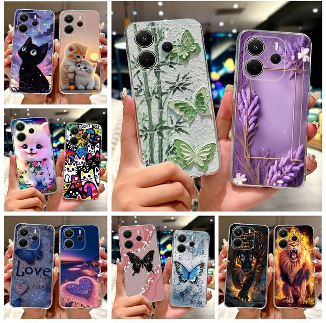 Xiaomi Redmi Note 14 EU 4G Schutzhülle mit modernem Design in Multicolor - Bild 1