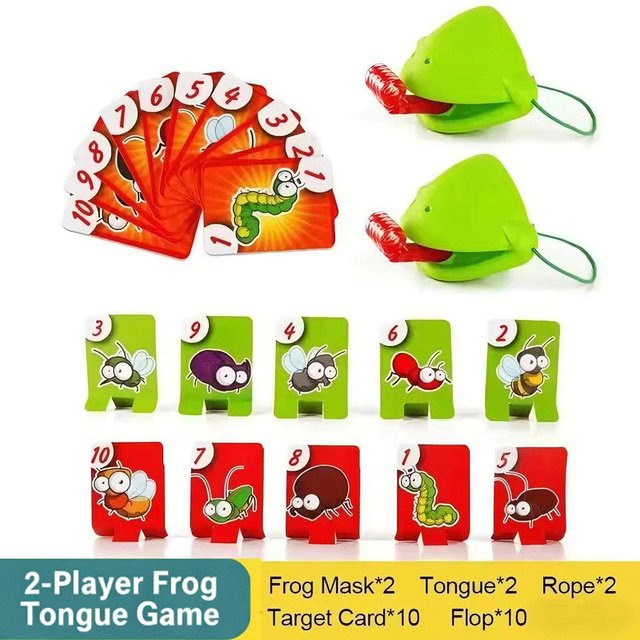 Discover Intime Froschmaske Zunge rauslecken, Karten Brettspiele, ab 7 Jahren - Bild 1