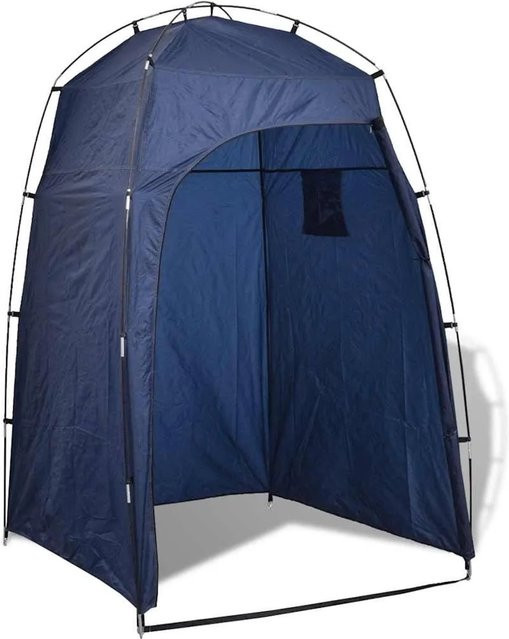 Furnicato Duschzelt und Umkleidezelt in Blau, B/T/H: 130 x 130 x 210 cm - Bild 1