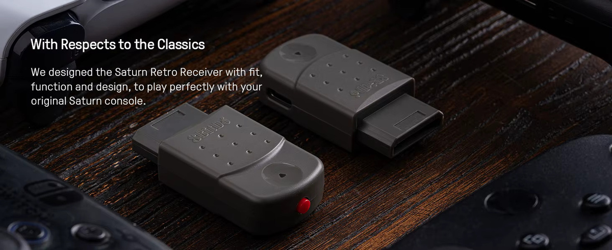 8BitDo Bluetooth Retro-Empfänger für Saturn, Windows, Xbox Series, Xbox One, Nintendo Switch und PlayStation Controller - Bild 2