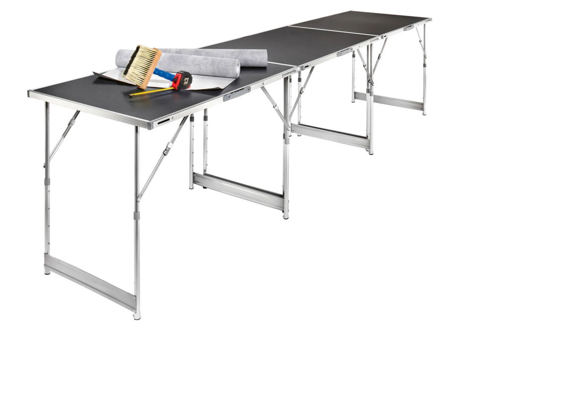 PARKSIDE Multifunktionstisch 3-teilig aus Aluminium in Grau, B/T/H: 94,0 x 60,0 x 60,0 cm - Bild 3