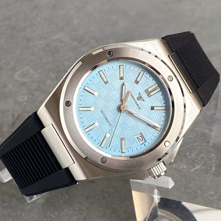 Tandorio Automatikuhr, Edelstahl, Saphirglas, 40 mm, Herren - Bild 3