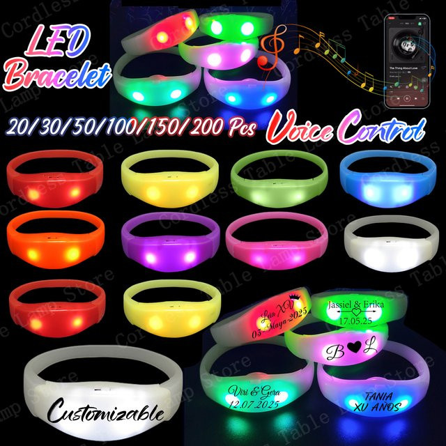 XMSJ LED-Armband, Musik- und Sound-Control, Unisex - Bild 1