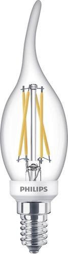 Philips LED Kerzenlampe E14 Warmweiß 3,4 W entspricht 40 W Durchmesser: 35 mm, Länge: 119 mm - Bild 1