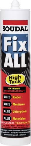 Soudal Fix All High Tack Hybrid Kraftkleber MS-Polymer, Weiß, 420 g - Bild 2