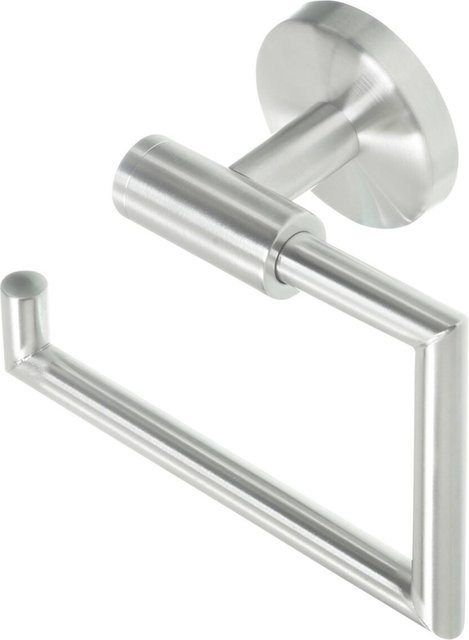 Pocoline Toilettenpapierhalter Milano Wandmontage aus Edelstahl in Silber, B/T/H: 15,0 x 11,0 x 6,0 cm - Bild 1