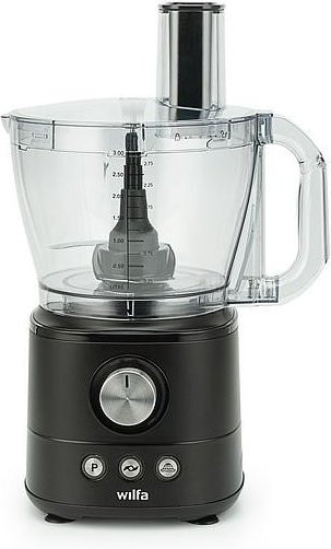 Wilfa ESSENTIAL FP1B-1000 Foodprozessor in Schwarz aus Kunststoff und Edelstahl - Bild 1