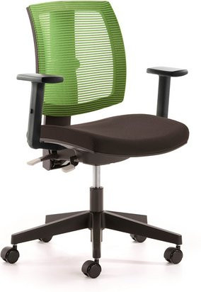 Mayer Sitzmöbel Drehstuhl 2232 in Grün mit Stoffbezug und Armlehnen, B: 70 cm, H: 64 cm - Bild 1