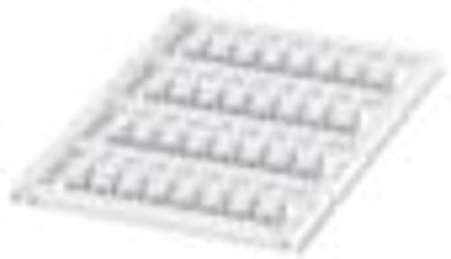 Phoenix Contact 0830784 UCT-WMCO 4,1 Leitermarkierer Weiß mit Beschriftungsfläche 12 x 4 mm zum Aufclipsen - Bild 1