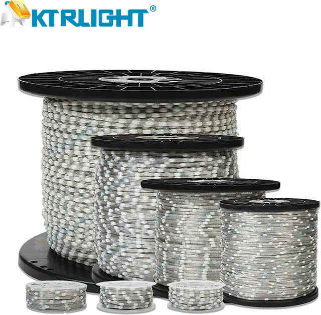 KTRLIGHT WS2811 RGBIC Pixel-Lichterkette transparent mit 3-PIN Anschluss für individuelle LED-Effekte im Garten und Außenbereich - Bild 1
