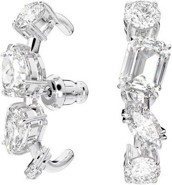 Swarovski Ohrringe, Edelstahl, Silber, Kristall, Damen - Bild 1
