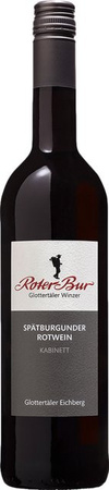 Roter Bur Spätburgunder Rotwein, Pinot Noir, Baden, 2023, lieblich, 12,0 %, 0,75 l