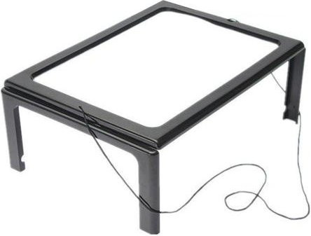 LUCKY TOOLS Lupe mit LED-Lichthalter, Schwarz - Bild 1