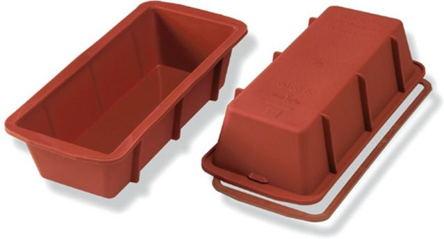 Schneider Silikonbackform Königskuchen, rot, B/T/H: 10,5 x 24 x 6,5 cm - Bild 1