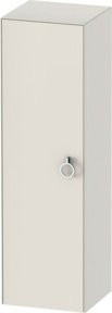 Duravit Halbhochschrank White Tulip in Weiß Matt mit Glastüren, B/T/H: 40 x 36 x 132 cm - Bild 1