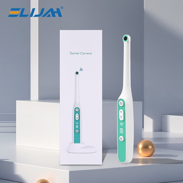 ELIJAH Drahtlose Intraorale Endoskop Kamera mit 2 MP HD WiFi und 8 LED-Leuchten für iOS und Android in Weiß - Bild 1