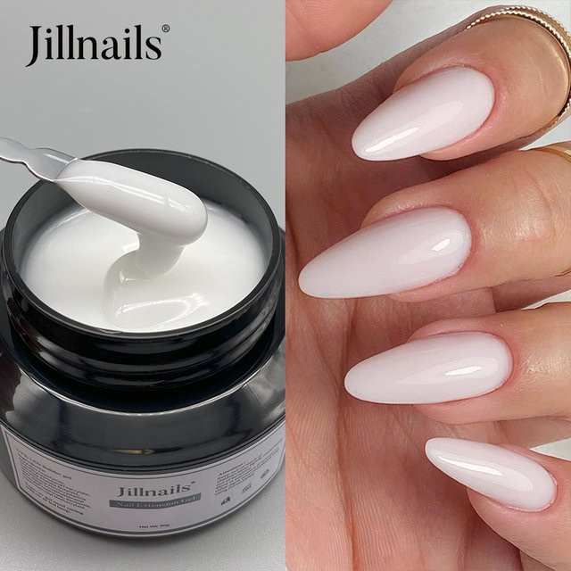 Jillnails Gel-Builder, milchig-weiß, 50 ml - Bild 1