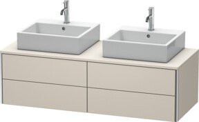 Duravit Waschtischunterschrank XSquare Tau matt, B/H/T: 140 x 54,8 x 40 cm - Bild 1