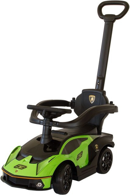 NATIV Rutschauto Sportauto mit Sicherheitsbügel grün 1-3 Jahre - Bild 1