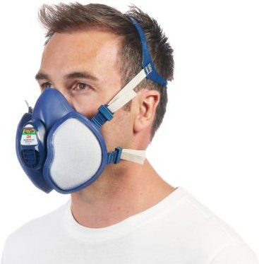 3M Vollmaske 4279+ Atemschutzmaske Typ ABEK1P3 in Blau-Weiß - Bild 1