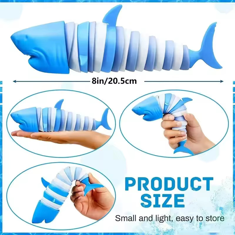 Bandai Hai-Stresskiller, Handspielzeug, Blau - Bild 2