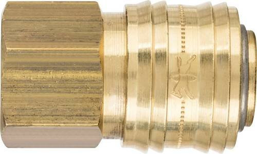 PFERD TOOLS Selbstabstellende Ventilkupplung VKI 1/4 in Gold - Bild 1