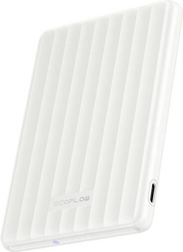 EcoFlow RAPID Mag 5K Powerbank mit 5000 mAh, Qi Wireless Charging und USB-C, Weiß - Bild 1