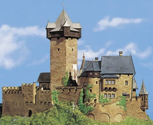 Kibri Burg Falkenstein, H0, 1:87, Ritter, Braun - Bild 1