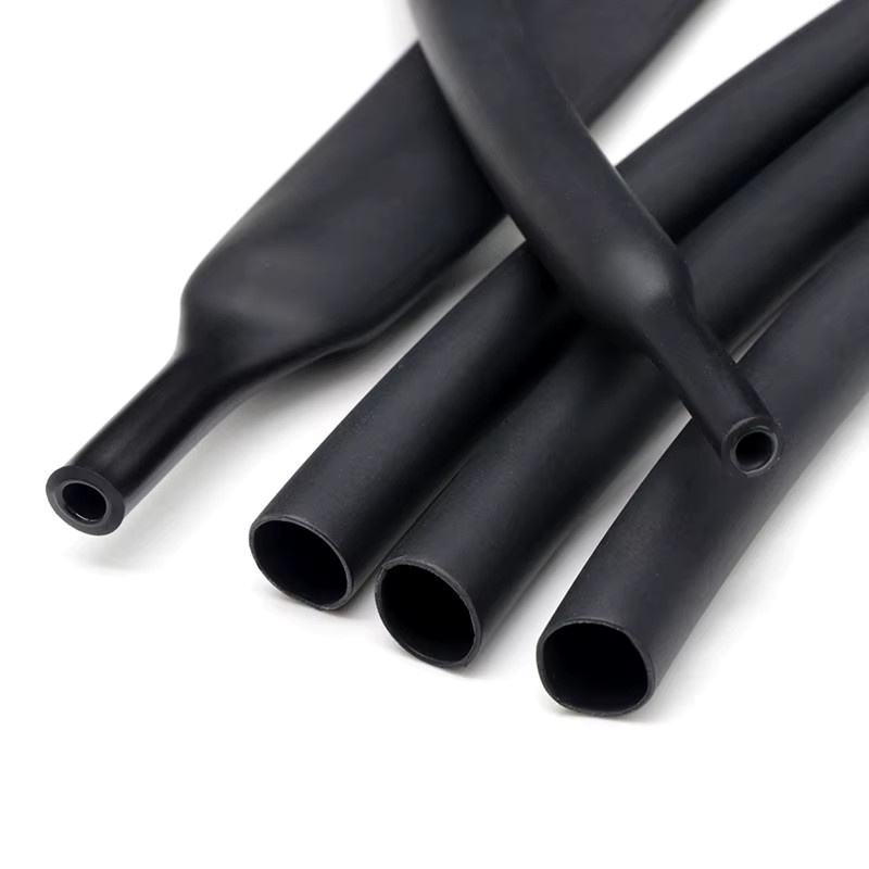 Doppelwandiger Wärmeschrumpfschlauch mit Klebstoff aus Polyolefin in Schwarz zur Reparatur von Draht- und Kabelummantelungen, Durchmesser: 4 mm bis 72 mm - Bild 4