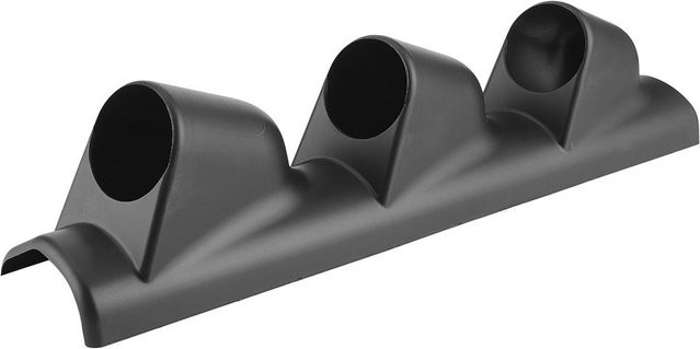 KaiSai Triple Gauge Halterung für das Armaturenbrett, 3-Loch Pod für 52mm Messgeräte, Schwarz, für Linkslenker - Bild 1