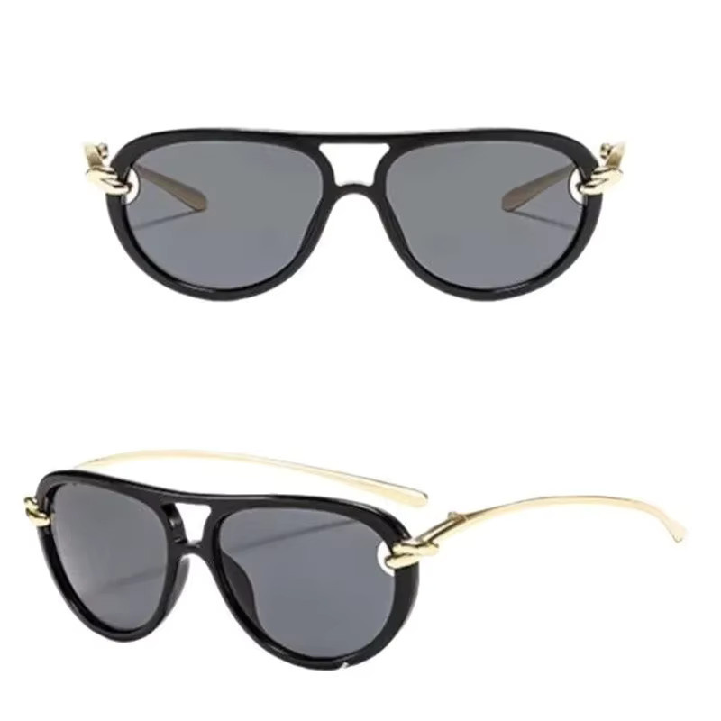 DIXSG DS-68357 Sonnenbrille, Vollrand, square, schwarz - Bild 2