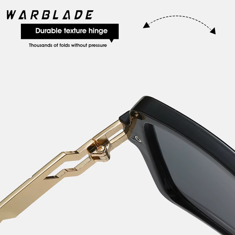WarBlade Aviator Sonnenbrille, Vollrand, Unisex, black - Bild 3
