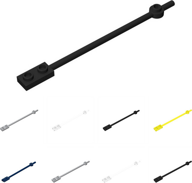 JIAJIALE Bausteine-Set, Nachfüllpack, 10-teiliges Set, Schwarz - Bild 1