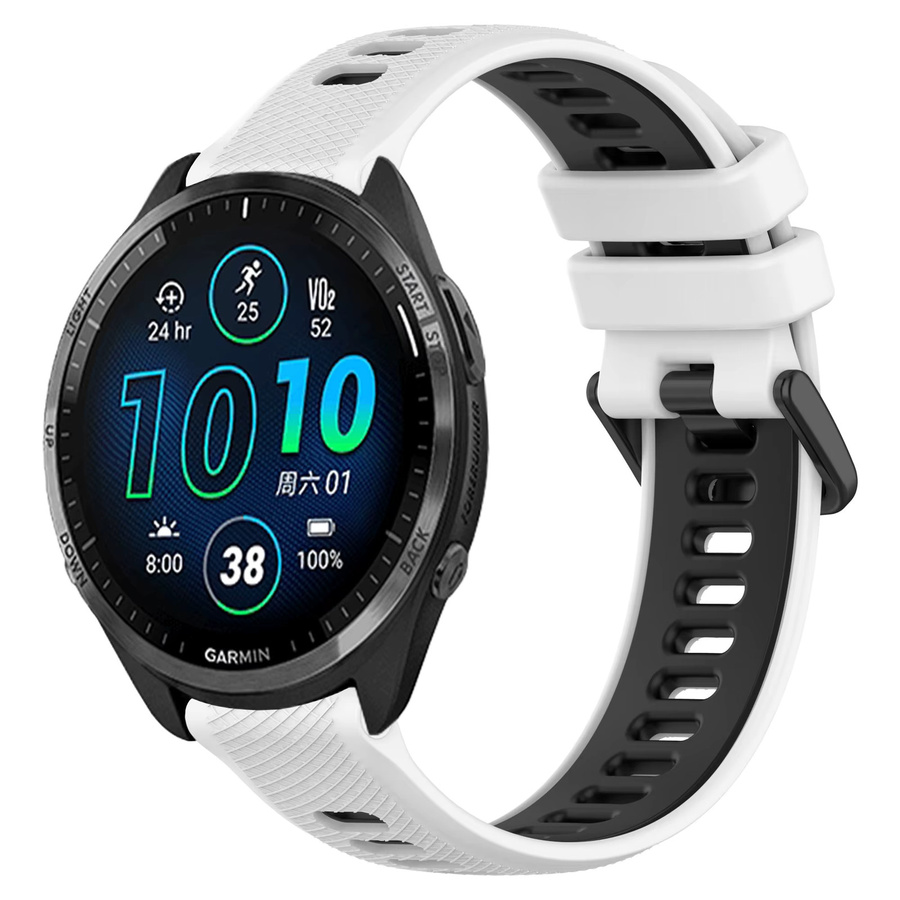 Uhrenarmband Silikon, 22mm 20mm, Weiß, Unisex - Bild 3