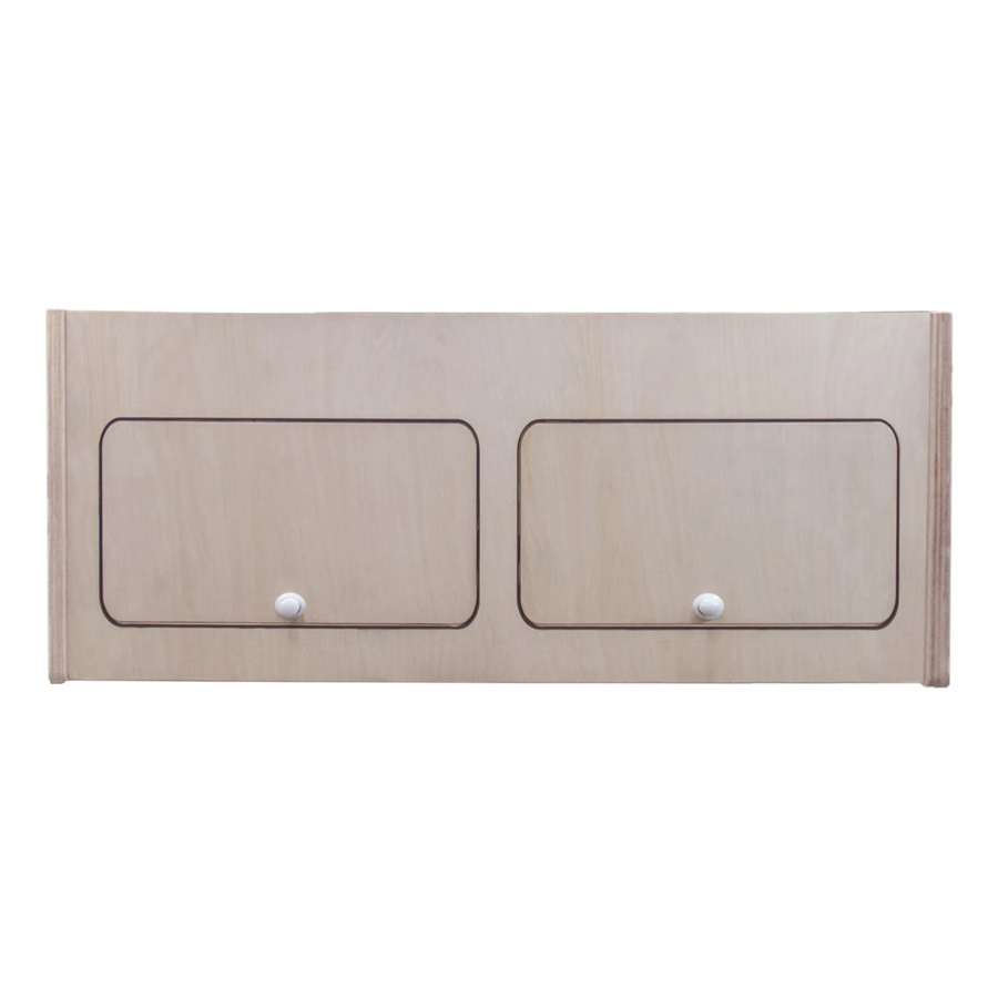 Monstershop Wohnwagen Hängeschrank aus Birke in Beige mit Soft-Close-Türen, B/T/H: 80 x 30 x 30 cm - Bild 2