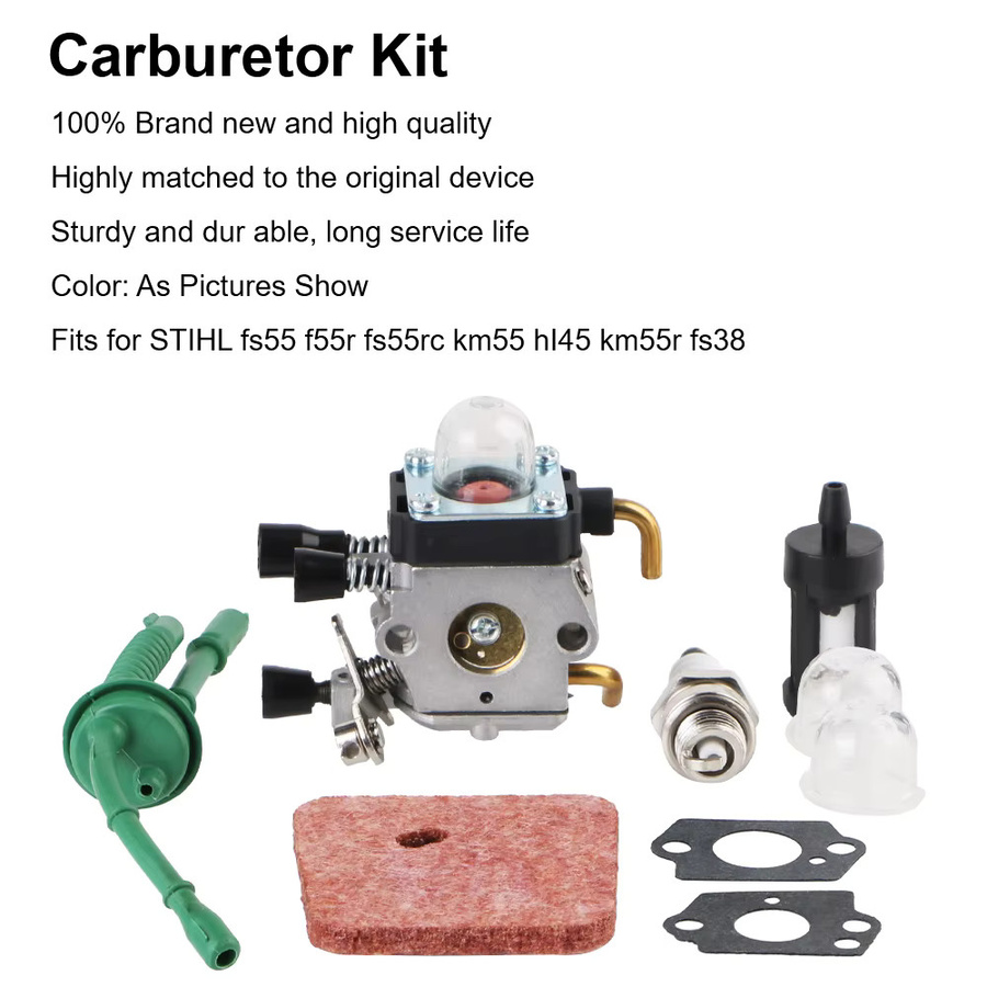 Stihl Hochleistungs-Öl-Luftfilter und Vergaser-Zubehör für 2-Takt-Motoren passend für FS55, FS55R, FS55RC, KM55, HL45, KM55R und FS38 - Bild 2