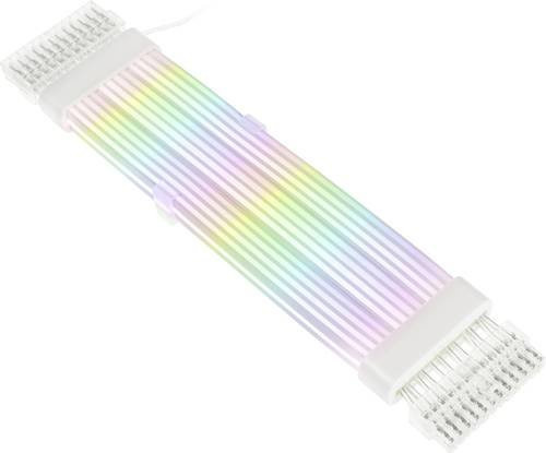 Kolink UR-24PIN-ARGB Strom Anschlusskabel in Weiß und Transparent, Länge: 24 cm - Bild 1