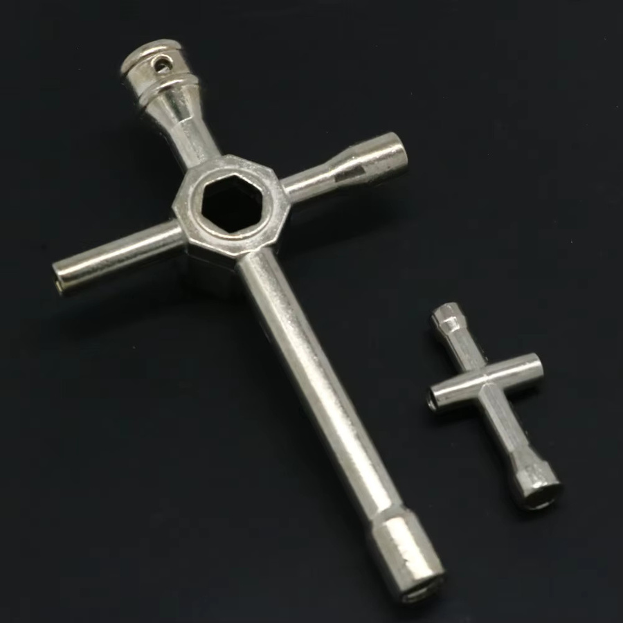 HSP RC-Kreuzschlüssel-Hülsen, Wartungswerkzeuge, Metall, Grau - Bild 2