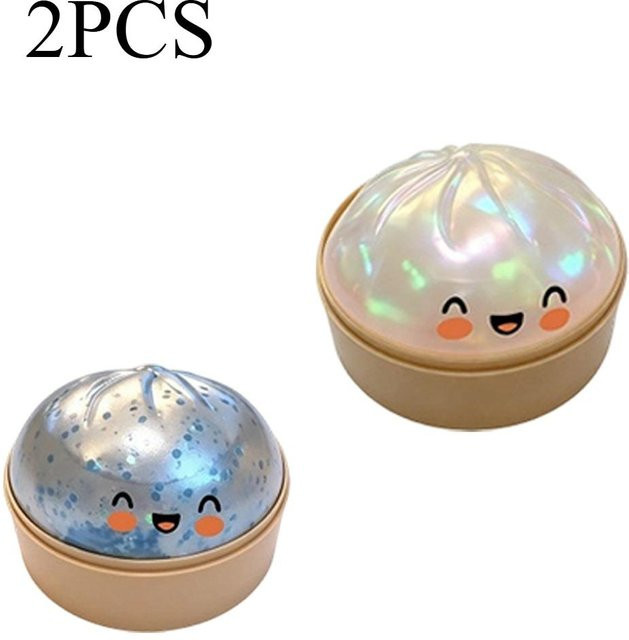 Bai Fen Bai Toys Kristall-Dampfbrötchen-Quetschspielzeug, Langsamer Rückprall, Blinkend - Bild 1