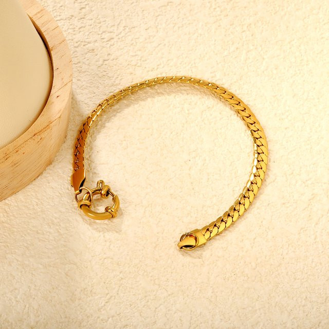 LUXUKISSKIDS Armband Edelstahl, Gold, Unisex - Bild 1