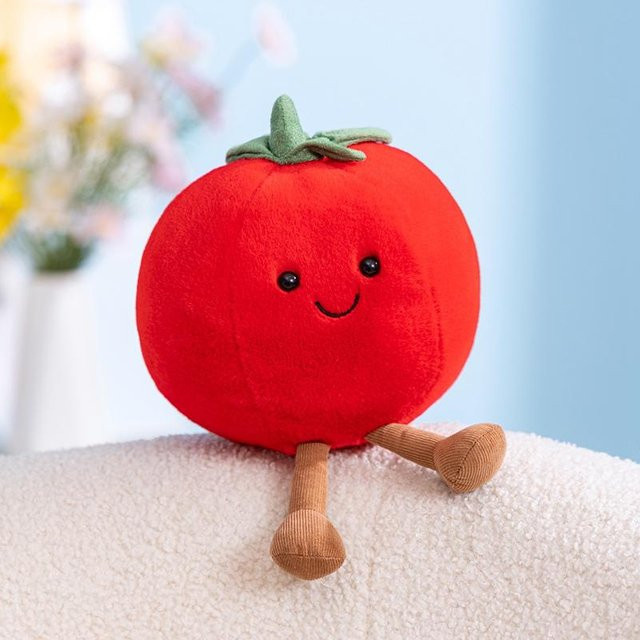Yiran Health & Beauty Squishy Obst Plüschtier, Stofftier, Bunt / Mehrfarbig, Rot - Bild 1