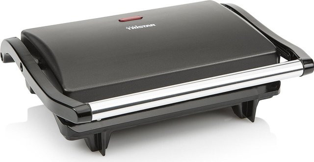 Tristar GR-2650 Elektro Kontaktgrill in Schwarz mit Edelstahl und Kunststoff, Breite: 22,5 cm, Tiefe: 22,5 cm - Bild 2