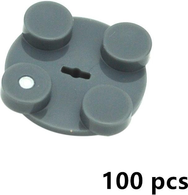 Bai Fen Bai Toys MOC 2x2 Drehteller Platten Bausteine, 100-teiliges Set, ab 6 Jahren - Bild 1