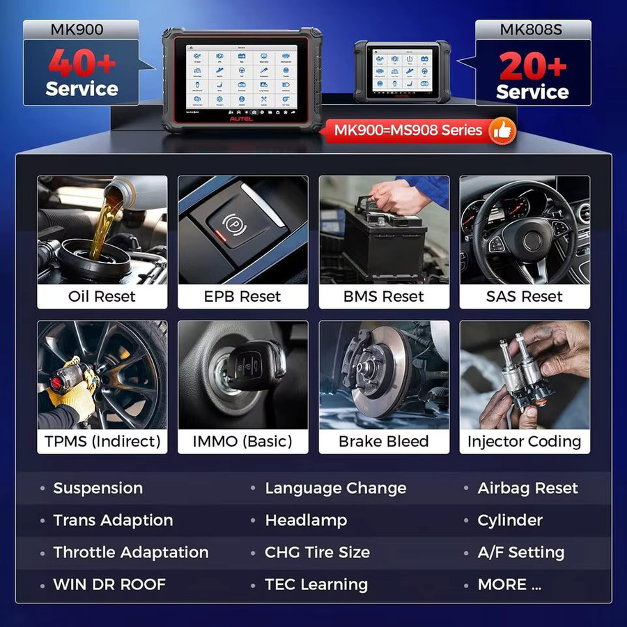 Autel MaxiCheck MK900 OBD2-Scanner in Schwarz mit bidirektionaler Steuerung und umfassenden Systemdiagnosetools inklusive DoIP und CAN-Upgrade - Bild 2