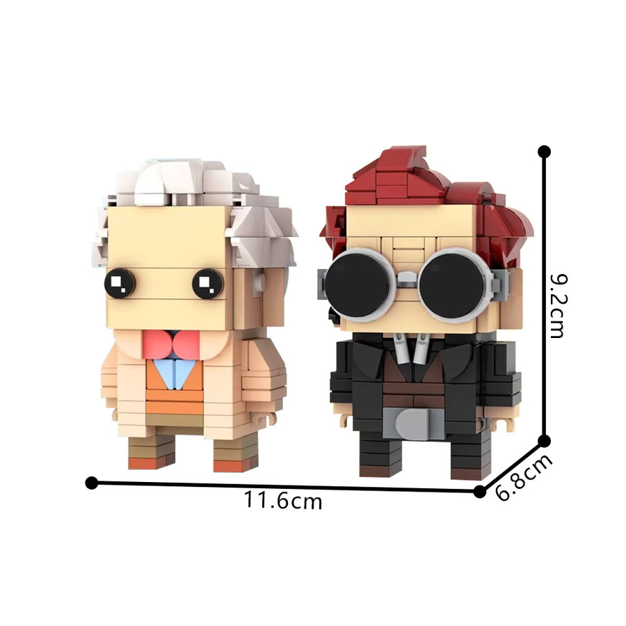 GOBRICKS MOC Gute Omen Engel Dämon Beste Freunde, Bausteine, Set / Bundle - Bild 2